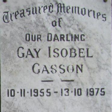 GASSON Gay Isobel 1955-1975