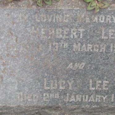 LEE Herbert -1936 &amp; Lucy -1962
