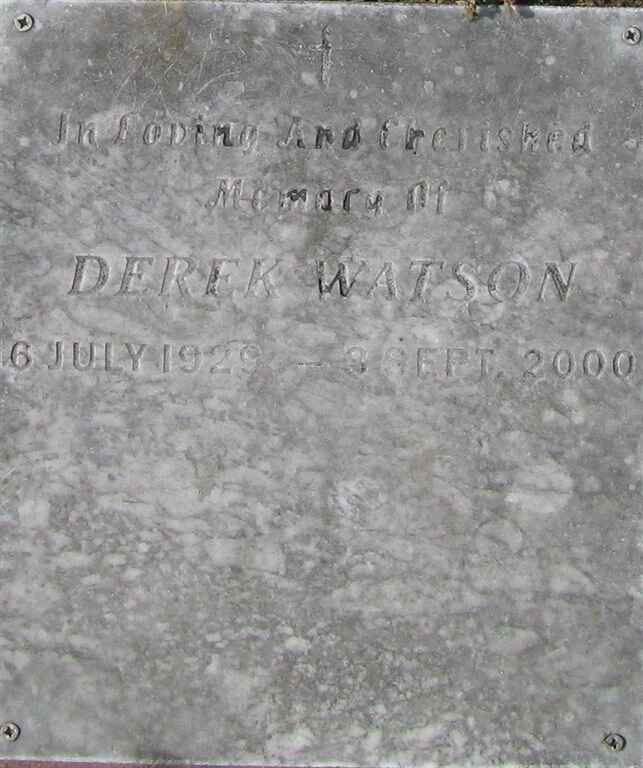 WATSON Derek 1929-2000