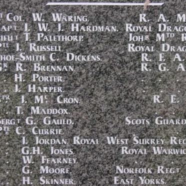 Boer War Memorial Cross-Detail-2