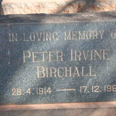 BIRCHALL Peter Irvine 1914-1967