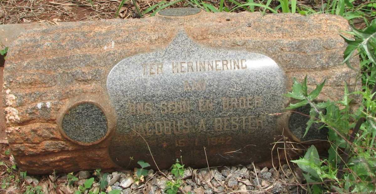 BESTER Jacobus A. 1942-