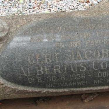 COETZER Gert Jacobus Albertus 1936-1965