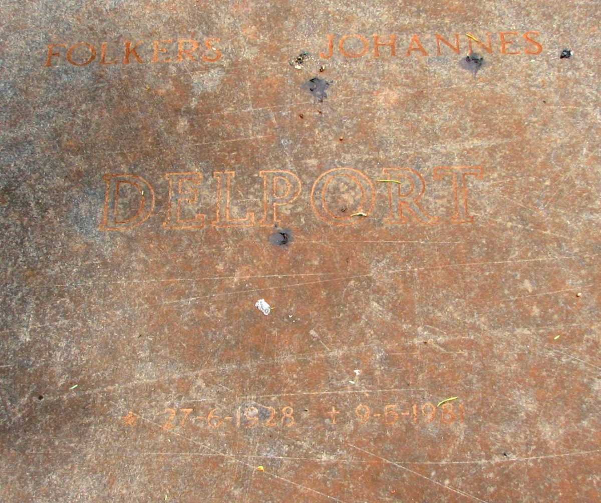 DELPORT Folkers Johannes 1928-1981