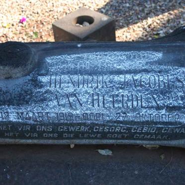 HEERDEN Hendrik Jacobus, van 1919-1962