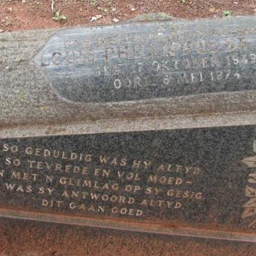 KOCK Louis Phillippus, de 1949-1974