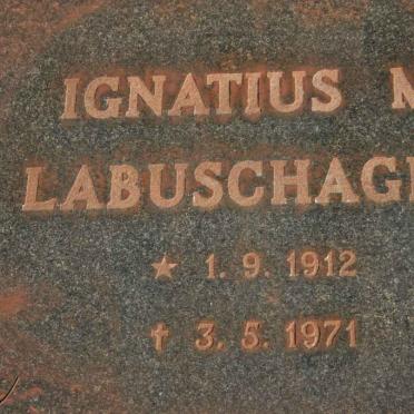 LABUSCHAGNE Ignatius M. 1912-1971