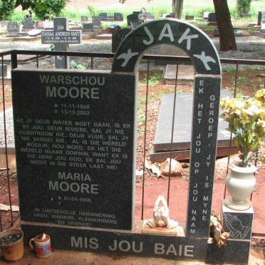 MOORE Warschou 1948-2002 &amp; Maria 1956-