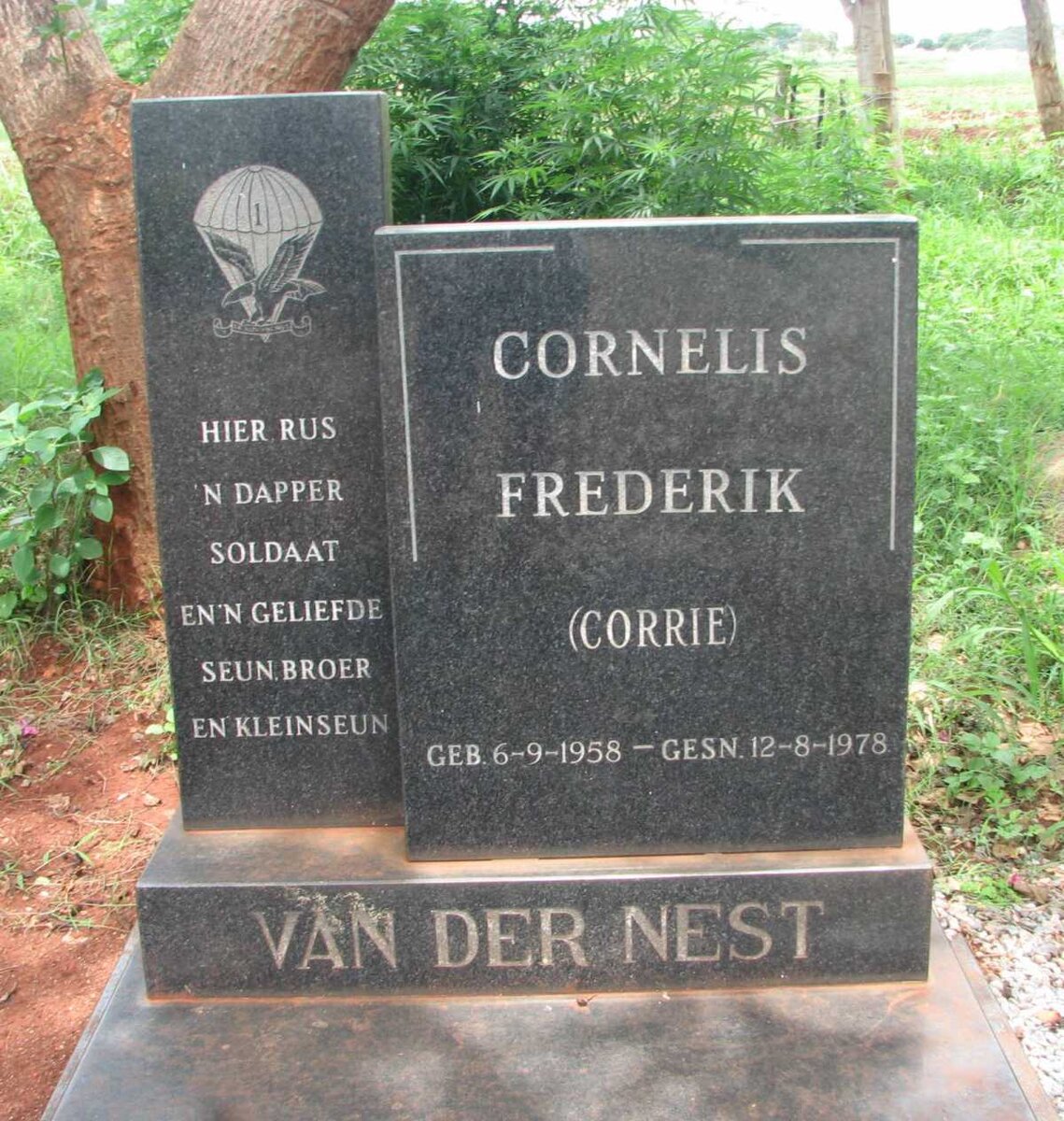 NEST Cornelis Frederik, van der 1958-1978