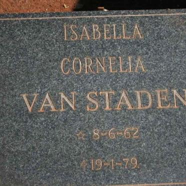 STADEN Isabella Cornelia, van 1962-1979 