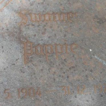 SWANEPOEL Swanie 1904-1978