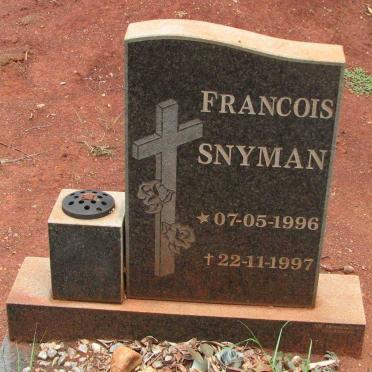 SNYMAN Francois 1996-1997