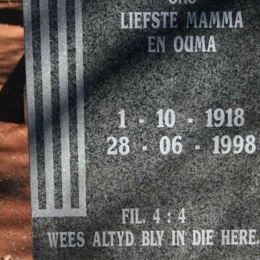 SMIT Leonie 1918-1998