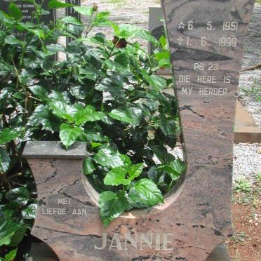 TERBLANCHE Jannie 1951-1999