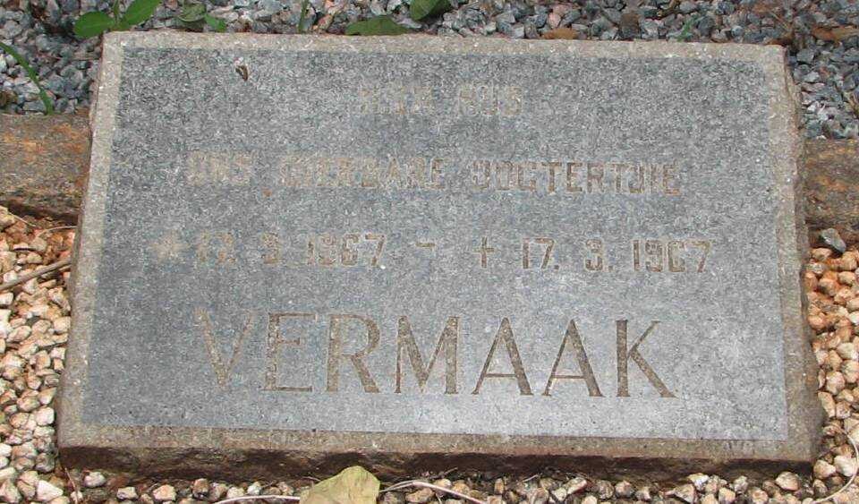 VERMAAK Dogtertjie -1967