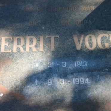 VOGES Gerrit 1913-1994