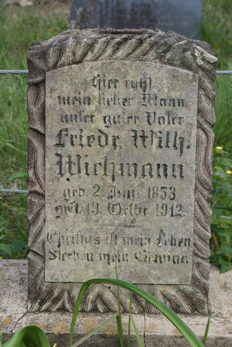 WICHMANN Friedr. Will. 1853-1912