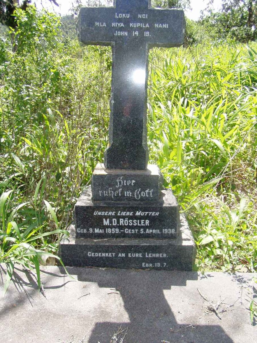 ROSSLER M.D. 1859-1938