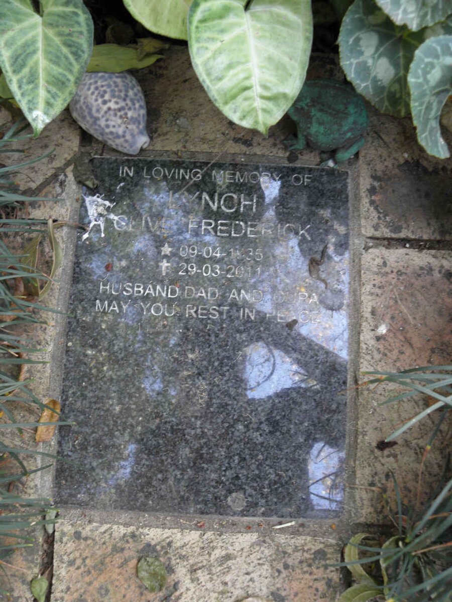 LYNCH Clive Frederick 1935-2011