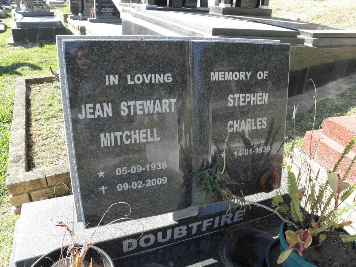 DOUBTFIRE Stephen Charles 1939- &amp; Jean Stewart Mitchell 1938-2009