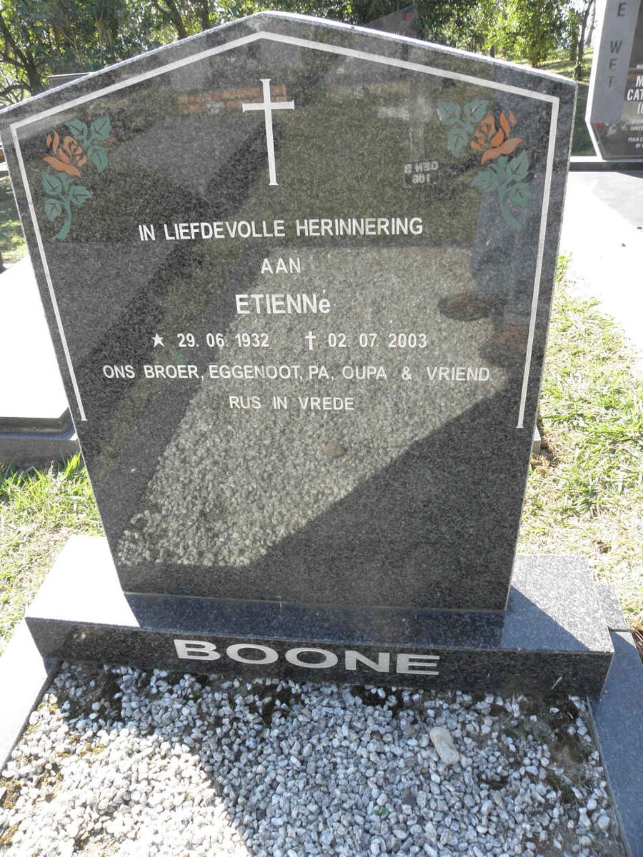 BOONE Etienné 1932-2003