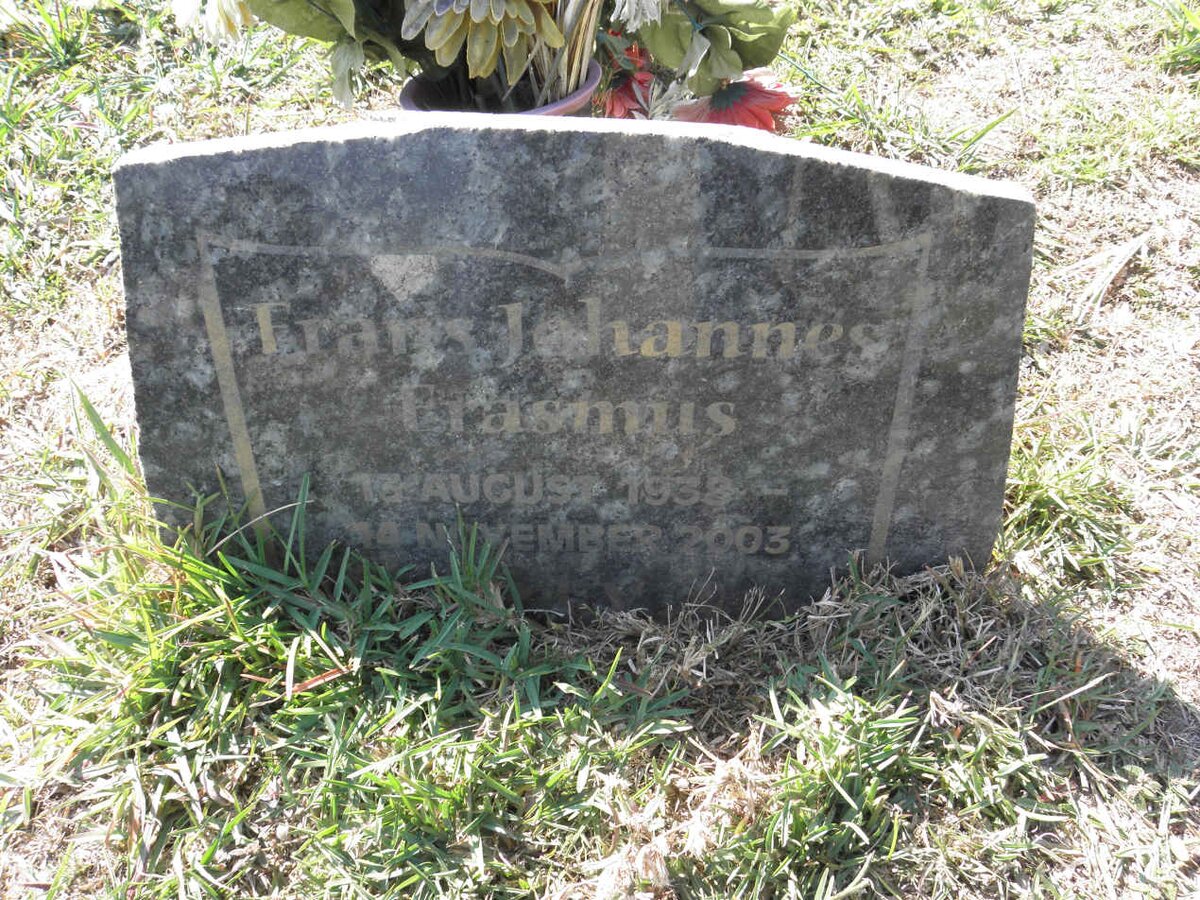 ERASMUS Frans Johannes 1938-2003