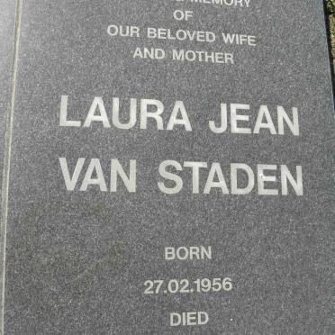 STADEN Laura Jean, van 1956-2003