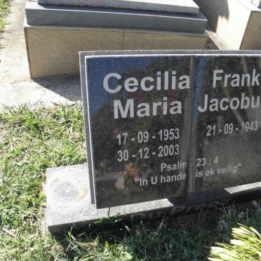 PREEZ Frank, du 1943- &amp; Cecilia Maria 1953-2003