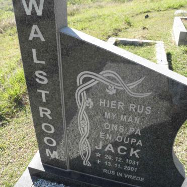 WALSTROOM Jack 1931-2001