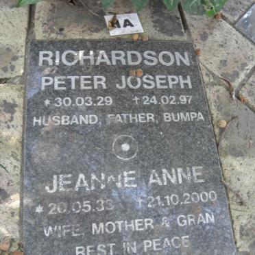 RICHARDSON Peter Joseph 1929-1997