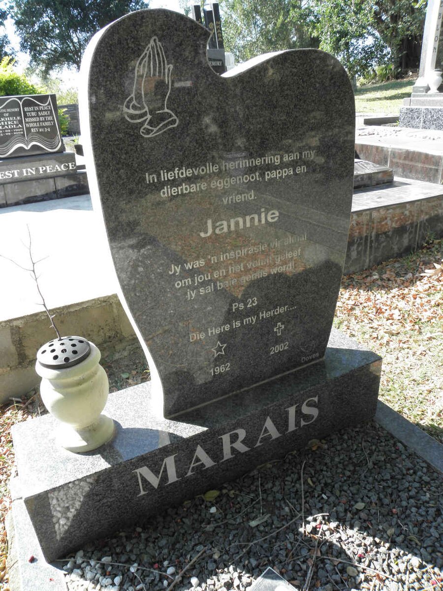 MARAIS Jannie 1962-2002