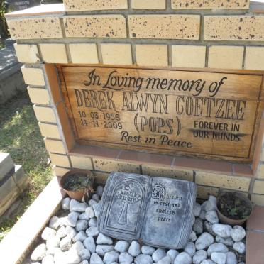 COETZEE Derek Alwyn 1956-2009