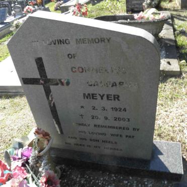 MEYER Cornelius Casparus 1924-2003