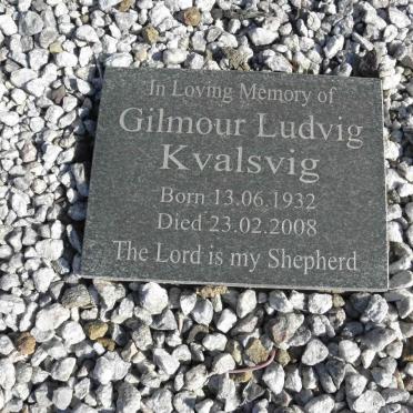 KVALSVIG Gilmour Ludvig 1932-2008
