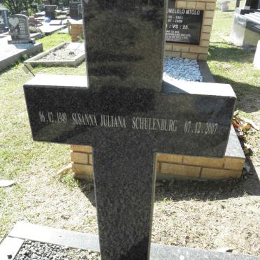 SCHULENBURG Susanna Juliana 1949-2007