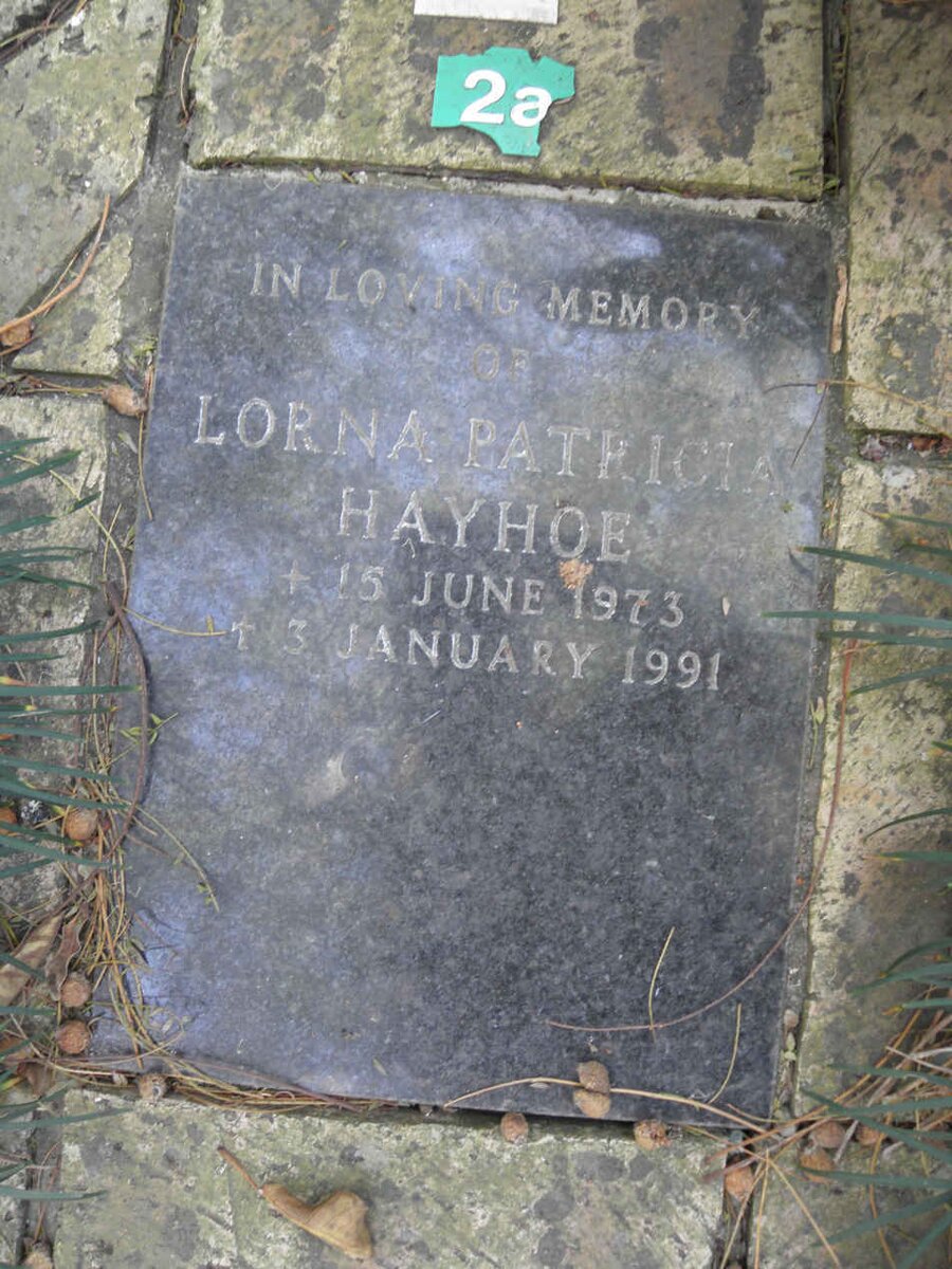 HAYHOE Lorna Patricia 1973-1991