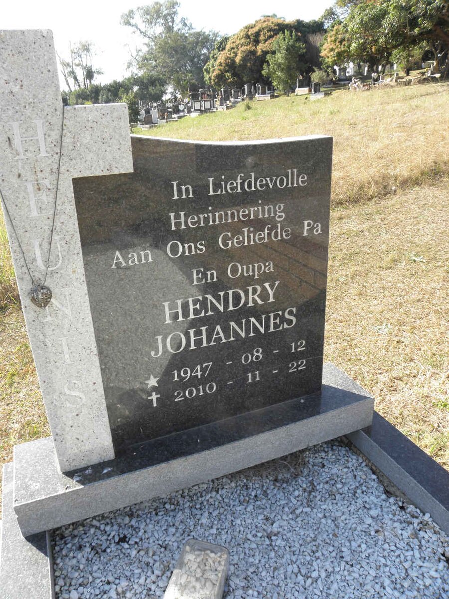 HEUNIS Hendry Johannes 1947-2010