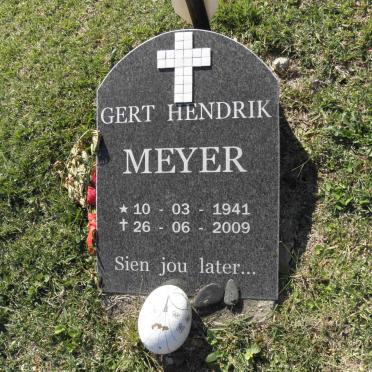 MEYER Gert Hendrik 1941-2009