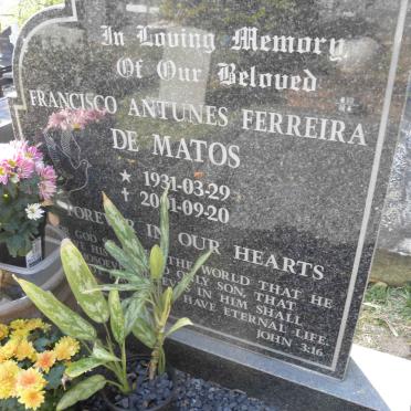 MATOS Francisco Antunes Ferreira, de 1931-2001