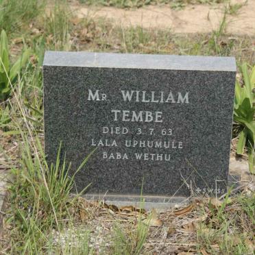 TEMBE William -1963