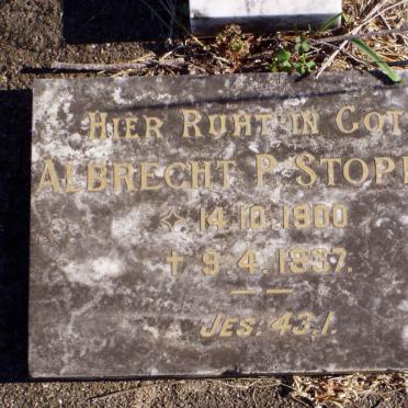 STOPPEL Albrecht B. 1900-1937