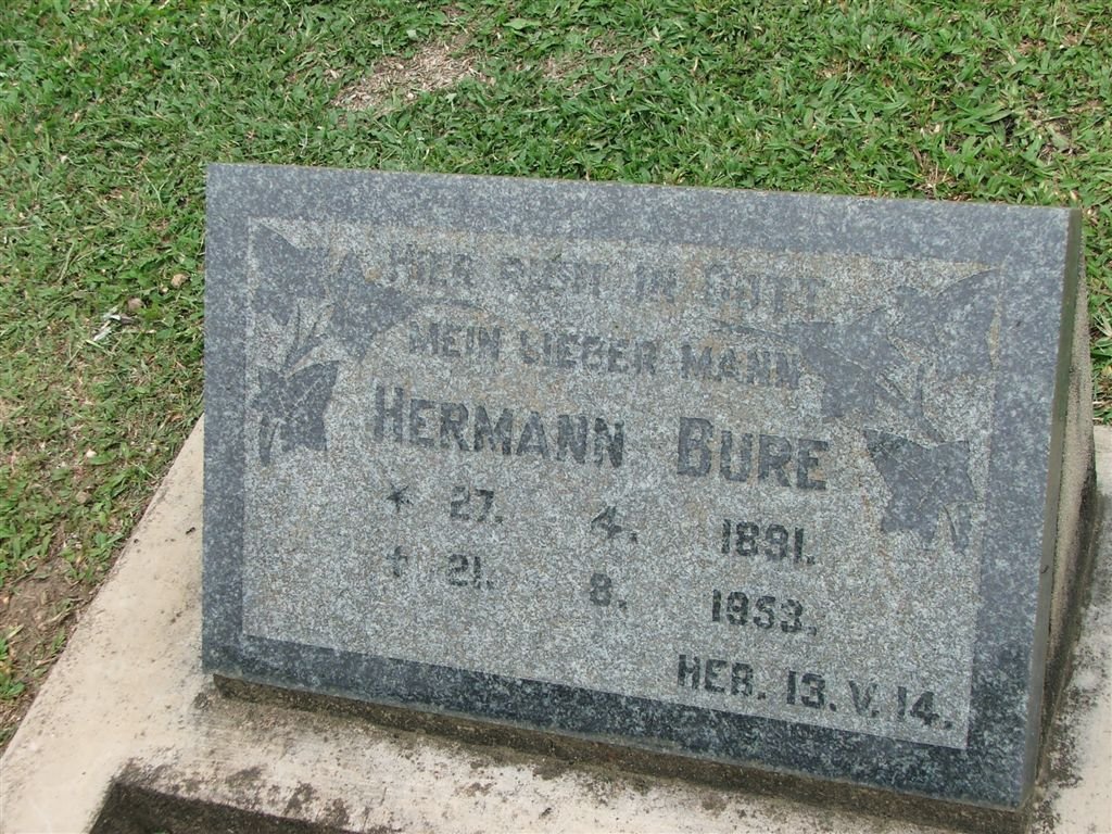 BURE Hermann 1891-1953