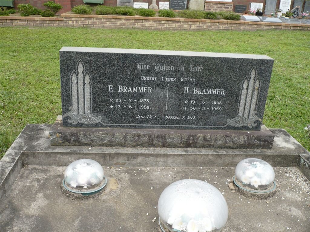 BRAMMER H. 1868-1959 &amp; E. 1873-1958