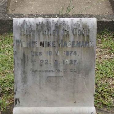 HAGEMANN Wilhelmina 1874-1927