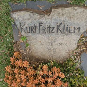 KLIEM Kurt Fritz 1898-1973