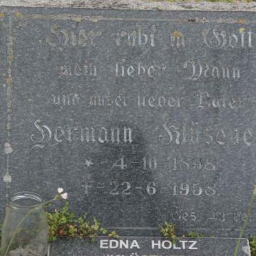 KLÜSENER Hermann 1898-1958