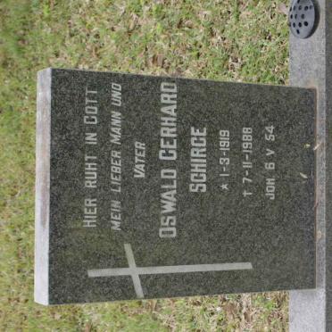 SCHIRGE Oswald Gerhard 1919-1988