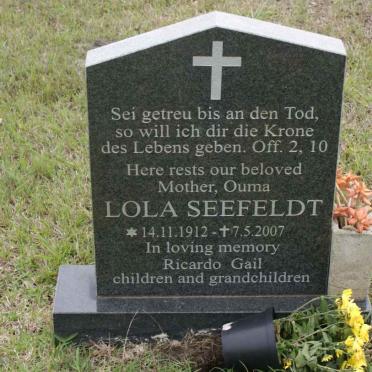 SEEFELDT Lola 1912-2007