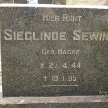 SEWING Sieglinde nee HACKE 44-95