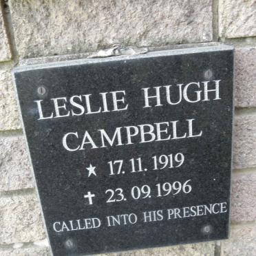 CAMPBELL Leslie Hugh 1919-1996